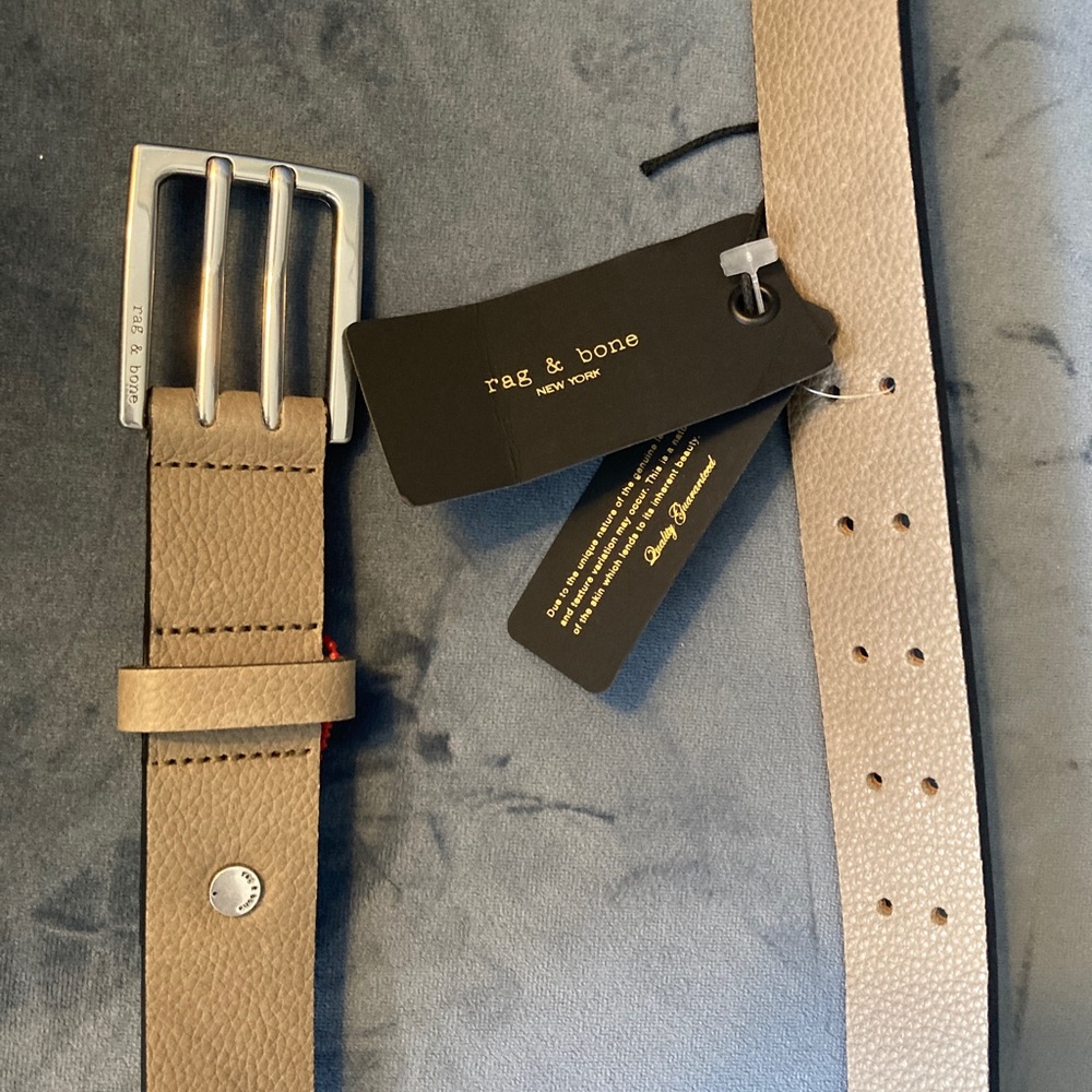 Rag and Bone Safari Khaki Escape Belt